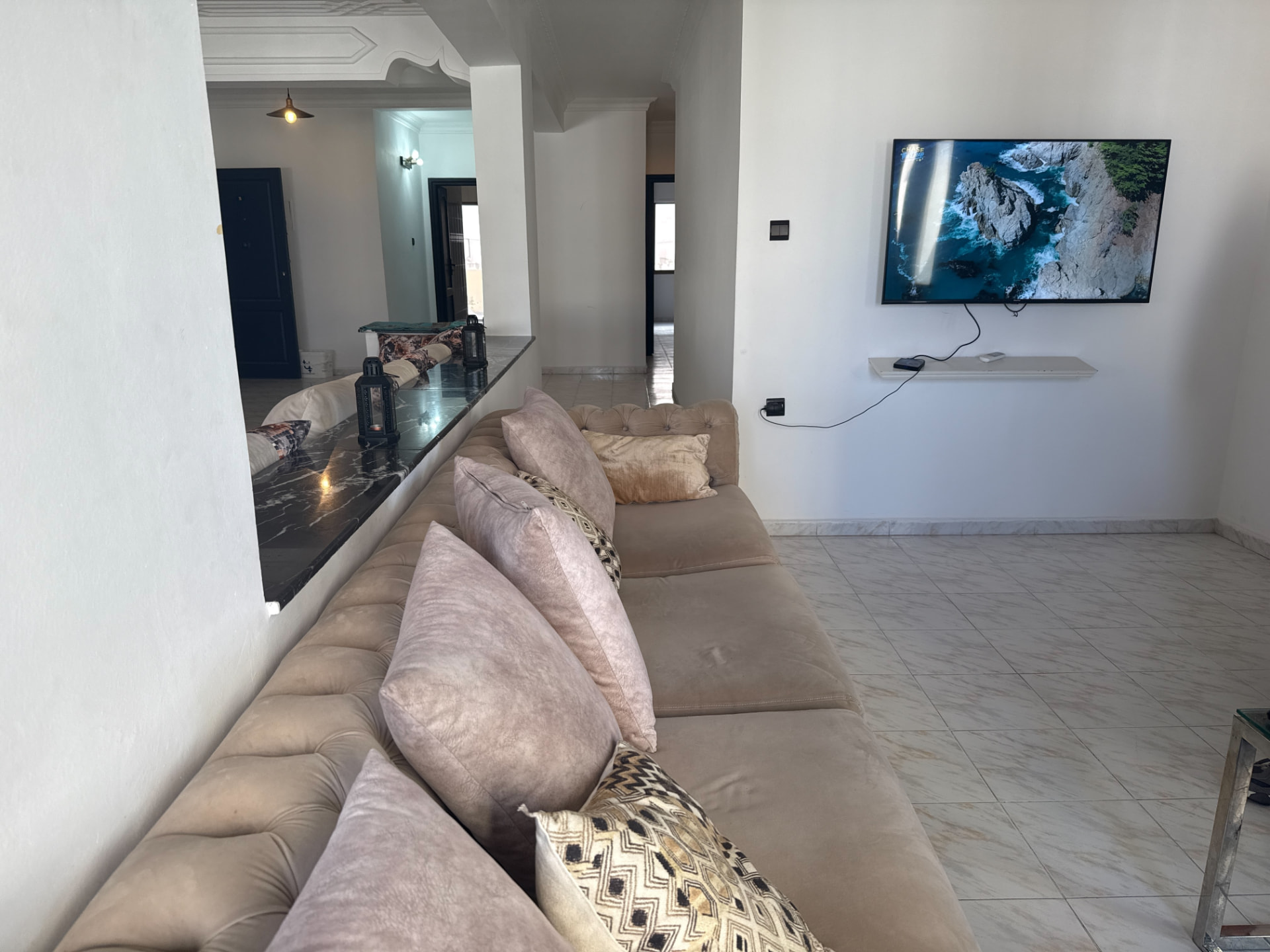 Appartement meublé
Marina & vue mer